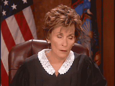 Image result for Judge-Judy-Shake-My-Head-Gif