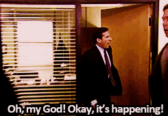 http://mrwgifs.com/wp-content/uploads/2013/05/Michael-Scott-Excited-About-The-Happening-On-The-Office.gif