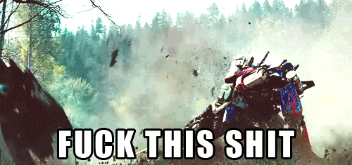 Optimus Prime Is Angry Reaction Gif In Transformers