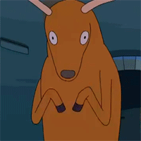 http://mrwgifs.com/wp-content/uploads/2013/06/Adventure-Time-Deer-Takes-The-Hooves-Off-For-Fun-Time.gif
