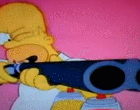 Homer-Simpson-Shoots-Marge-With-a-Make-Up-Gun.gif