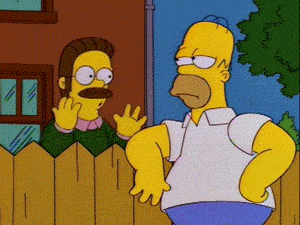 Homer-Simpson-Tells-Ned-Flanders-To-Wrap-It-Up.gif