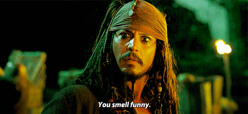 You-Smell-Funny-Captain-Jack-Sparrow-In-Pirates-Of-The-Caribbean.gif