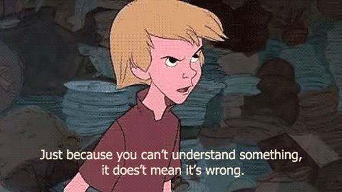 King Arthur On Right & Wrong In Sword In The Stone Gif
