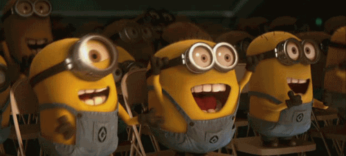 Despicable-Me-2-Minions-Cheer-In-a-Crowd