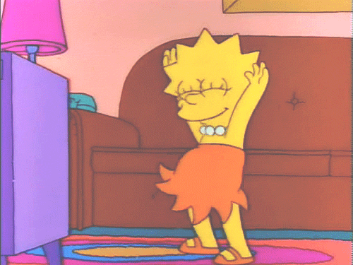 Lisa-Simpson-Dances-In-Front-Of-The-TV.gif