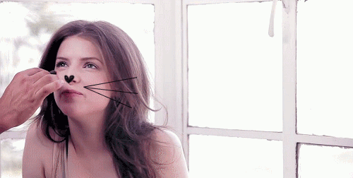 Cute-Anna-Kendrick-Gets-Cat-Whiskers-Drawn-On-Her-Face.gif