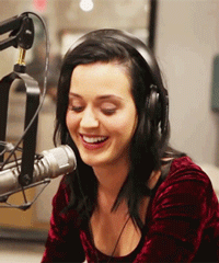 Resultado de imagem para Katy Perry on radio gif
