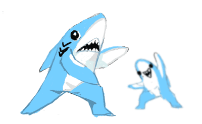 Katy-Perrys-Left-Shark-and-Right-Shark-Dance-In-Epic-Animation.gif