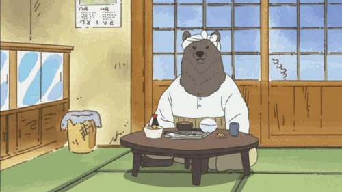 [Imagen: Anime-Bear-Flips-His-Table-Full-Of-Food-...y-Rage.gif]