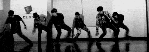 Synchronized Group Dance Reaction Gif