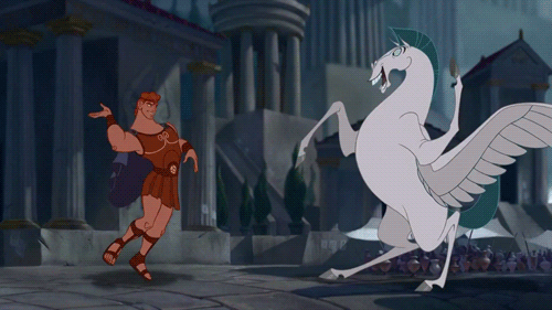 Hercules & Pegasus Headbutt In The Disney Classic