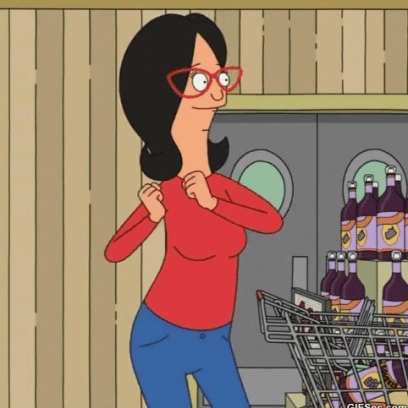 Linda Dancing At a Grocery Store While In Line Waiting To Buy Some Wine On ...